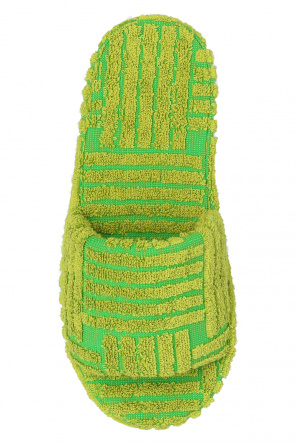 ＊BOTTEGA VENETA＊ Resort Sponge Slides BOTTEGA VENETA Resort Sponge Slides Mens Sandals 45 Grass